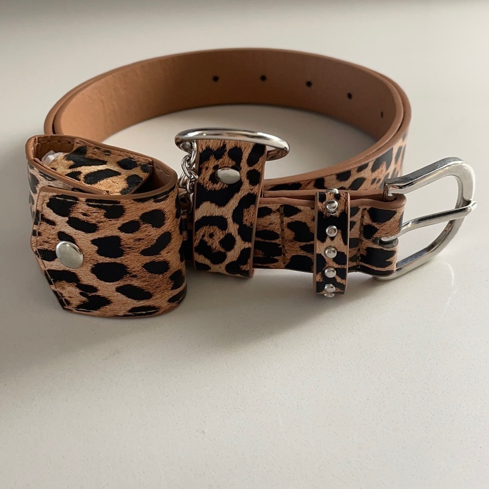 Nwot Leopard print Belt